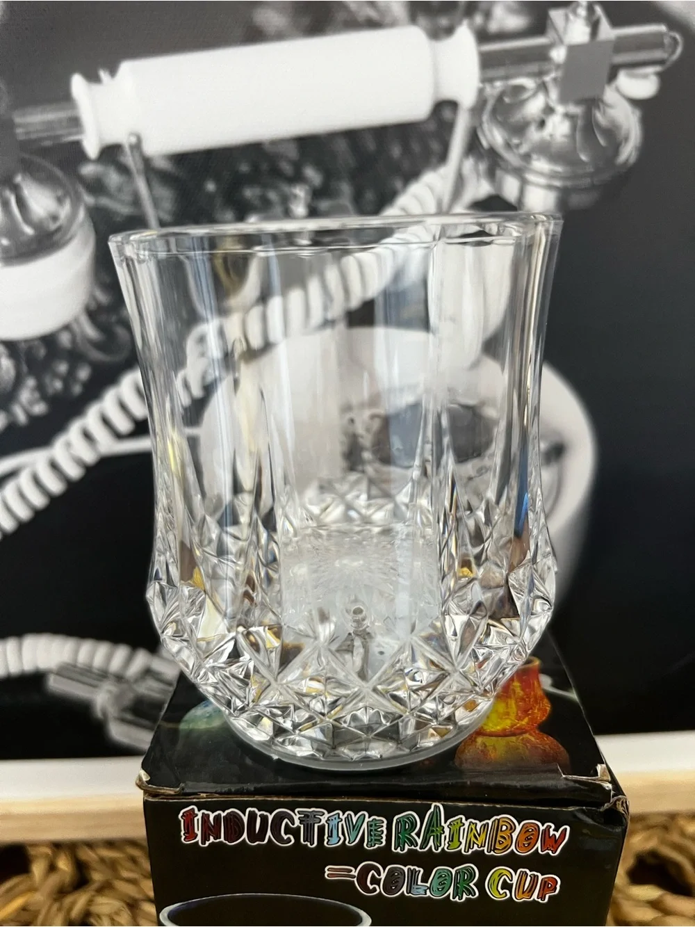 Inductive Rainbow Color Cup - Blue/Multicolor (Set of 2)